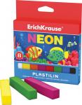 Пластилин Neon 8 цветов/120 г, картон с европодвесом