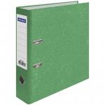 Папка-регистратор OfficeSpace, 70 мм, мрамор, зеленая, 242573