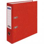 Папка-регистратор OfficeSpace, 70 мм, мрамор, красная, 242574