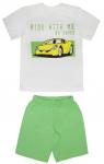Пижама детская ВР 02-024п (молочный/зеленый)