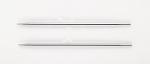 10401 Knit Pro Спицы съемные 'Nova Metal' 3,5 мм для длины тросика 28 - 126 см, никелированная латунь, серебристый, 2 шт.