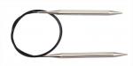 12178 Knit Pro Спицы круговые Nova cubics 4,5 мм/60 см, никелированная латунь, серебристый