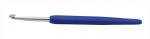 30910 Knit Pro Крючок для вязания с эргономичной ручкой Waves 4,5 мм,  алюминий,  серебристый/колокольчик