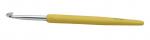 30911 Knit Pro Крючок для вязания с эргономичной ручкой Waves 5 мм,  алюминий,  серебристый/ракитник