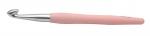 30917 Knit Pro Крючок для вязания с эргономичной ручкой Waves 9 мм, алюминий, серебристый/ирис