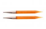 51262 Knit Pro Спицы съемные 'Trendz' 10 мм для длины тросика 28 - 126 см, акрил, оранжевый, 2 шт.