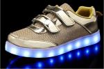 Светящиеся LED кроссовки для девочки A01gold