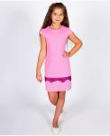Розовое нарядное платье для девочки Арт.78222