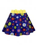 Летняя юбка для девочки в цветочек  Арт.79632