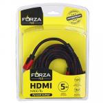 FORZA Кабель HDMI-HDMI 1, 4, 10, 2 Гбит/с, 5м, медь, пластик