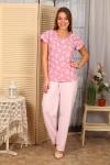 Б4 Пижама Лада брюки (Светло розовые)
