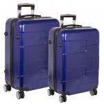 Р110 (2-ой) синий (20") пластикABS чемодан малый