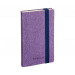 Ежедневник А5- недатированный ErichKrause® Ruggine, цвет: фиолетовый, на резинке, тонированная бумага
