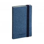 Ежедневник А5- недатированный ErichKrause® Ruggine, цвет: синий, на резинке, тонированная бумага