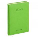 Ежедневник А5 датированный 2020 год ErichKrause® Silhouette, цвет: зеленый, тонированная бумага