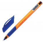 Ручка шариковая масляная с грипом BRAUBERG Extra Glide GT Tone Orange, СИНЯЯ, 0,7мм, 0,35мм,142923