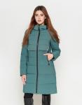 Комфортная зеленая куртка Braggart “Youth” женская молодежная модель 25465