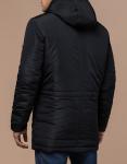 Зимняя куртка стильная черная модель 4282