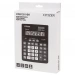 Калькулятор настольный CITIZEN BUSINESS LINE CDB1201BK (205x155мм), 12 разрядов, двойное питание