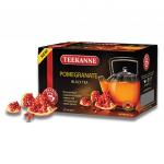 Чай TEEKANNE (Тиканне) "Pomegranate", черный, гранат, 20 пакетиков по 2 г, Германия, ш/к 28548