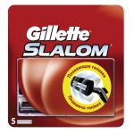 Сменные кассеты для бритья 5шт GILLETTE (Жиллет) Slalom, для мужчин, ш/к 67912