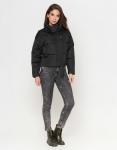 Комфортная женская куртка Braggart "Youth" черного цвета модель 25233