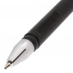 Ручка шариковая настольная масляная BRAUBERG Стенд-Пен №1, СИНЯЯ, корпус черный/серый, 0,7мм, 141885