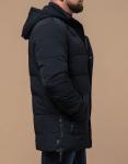 Модная куртка черная зимняя модель 15625