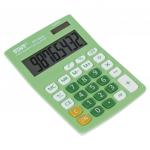 Калькулятор настольный STAFF STF-8318, КОМПАКТНЫЙ (145х103мм), 8 разрядов, двойное питание, ЗЕЛЕНЫЙ