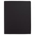 Папка с металлич. пружинным скоросшивателем BRAUBERG картон/ПВХ, 35мм, черная, до 290 листов, 228337