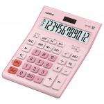 Калькулятор настольный CASIO GR-12С-PK (210х155мм), 12 разрядов, двойное питание, РОЗОВЫЙ