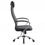 Кресло офисное МЕТТА BK-10CH, ткань-сетка, хром, серое, ш/к 83052