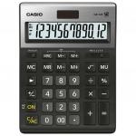 Калькулятор настольный CASIO GR-120-W (210х155мм), 12 разрядов, двойное питание, черный, МЕТАЛЛ ВЕРХ