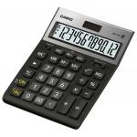 Калькулятор настольный CASIO GR-120-W (210х155мм), 12 разрядов, двойное питание, черный, МЕТАЛЛ ВЕРХ