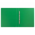 Папка с металлич. пружинным скоросшивателем BRAUBERG картон/ПВХ, 35мм, зеленая, до 290 листов,228339