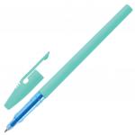 Ручка шариковая STABILO Liner Pastel, СИНЯЯ, корпус бирюзовый, узел 0,7мм, линия 0,3мм, 808FP1041-1