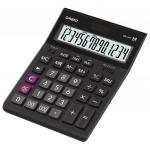 Калькулятор настольный CASIO GR-14T-W (210х155мм), 14 разрядов, двойное питание, черный