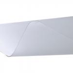 Коврик-подкладка настольный для письма сверхпрочный (610х480мм), прозрачный, FLOORTEX, 232023