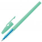 Ручка шариковая STABILO Liner Pastel, СИНЯЯ, корпус мятный, узел 0,7мм, линия 0,3мм, 808FP1041-2