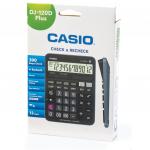 Калькулятор настольный CASIO DJ-120DPLUS-W (192х144мм), 12 разрядов, двойное питание, черный