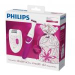 Эпилятор PHILIPS HP6548/00, 20 пинцетов, 1 скорость, сеть, в комплекте бикини-триммер, бело-розовый