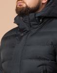 Куртка графитовая длинная на зиму модель 10182