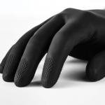 Перчатки латексные MANIPULA КЩС-2, ультратонкие, размер 7-7,5, S, черные, L-U-032, шк 0664