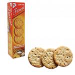 Печенье-крекер LOTTE "Fitness", сладкие с кунжутом, в картонной упаковке, 88г (2х44г), шк 40317