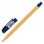 Ручка шариковая масляная BRAUBERG i-Rite Vanilla, СИНЯЯ, корпус бежевый, 0,7мм, линия 0,35мм, 142949
