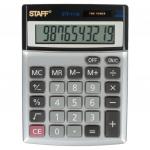 Калькулятор настольный метал. STAFF STF-1110, КОМПАКТНЫЙ (140х105мм), 10 разрядов, дв.питание,250117
