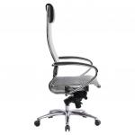 Кресло офисное МЕТТА "SAMURAI" S-1, сверхпрочная ткань-сетка, серое, ш/к 83748