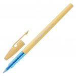 Ручка шариковая STABILO Liner Pastel, СИНЯЯ, корпус ванильный, узел 0,7мм, линия 0,3мм, 808FP1041-5