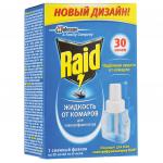 Средство от насекомых жидкость для фумигатора RAID (Рейд), 30 ночей, сменный блок, ш/к 91183