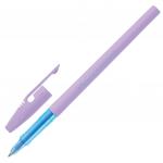 Ручка шариковая STABILO Liner Pastel, СИНЯЯ, корпус лавандовый, узел 0,7мм, линия 0,3мм, 808FP1041-6
